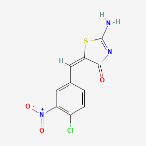 5-(4-chloro-3-nitrobenzylidene)-2-imino-1,3-thiazolidin-4-one