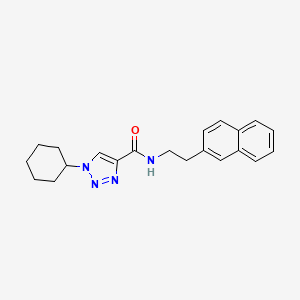 1-cyclohexyl-N-[2-(2-naphthyl)ethyl]-1H-1,2,3-triazole-4-carboxamide