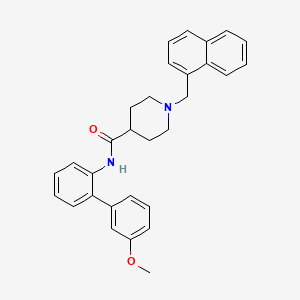 N-(3'-methoxy-2-biphenylyl)-1-(1-naphthylmethyl)-4-piperidinecarboxamide