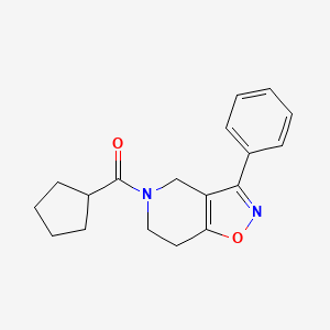 5-(cyclopentylcarbonyl)-3-phenyl-4,5,6,7-tetrahydroisoxazolo[4,5-c]pyridine