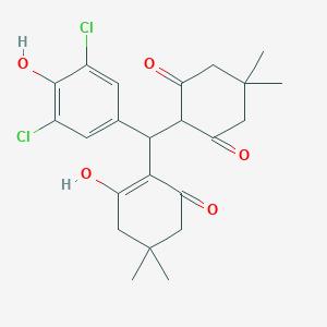 2-[(3,5-DICHLORO-4-HYDROXYPHENYL)(2-HYDROXY-4,4-DIMETHYL-6-OXO-1-CYCLOHEXENYL)METHYL]-5,5-DIMETHYL-1,3-CYCLOHEXANEDIONE