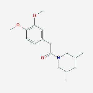 2-(3,4-DIMETHOXYPHENYL)-1-(3,5-DIMETHYLPIPERIDINO)-1-ETHANONE