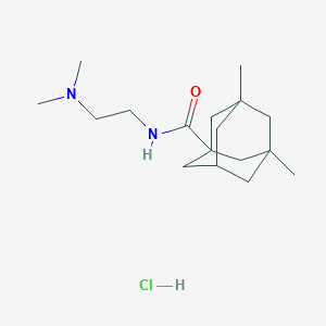 N-[2-(dimethylamino)ethyl]-3,5-dimethyl-1-adamantanecarboxamide hydrochloride