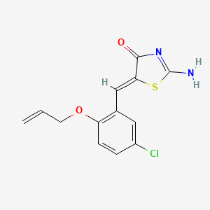 5-[2-(allyloxy)-5-chlorobenzylidene]-2-imino-1,3-thiazolidin-4-one