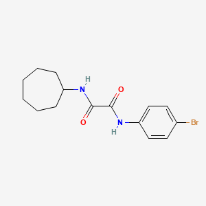 N-(4-bromophenyl)-N'-cycloheptylethanediamide