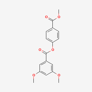 4-(methoxycarbonyl)phenyl 3,5-dimethoxybenzoate