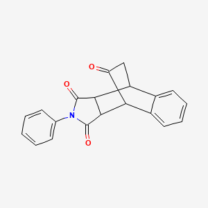11-phenyl-11-azatetracyclo[6.5.2.0~2,7~.0~9,13~]pentadeca-2,4,6-triene-10,12,14-trione