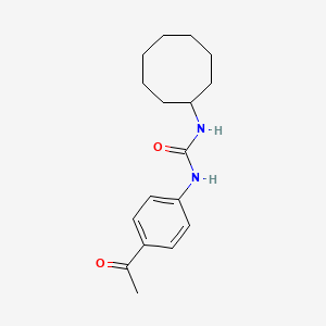 N-(4-acetylphenyl)-N'-cyclooctylurea