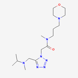 2-(5-{[isopropyl(methyl)amino]methyl}-1H-tetrazol-1-yl)-N-methyl-N-[3-(4-morpholinyl)propyl]acetamide