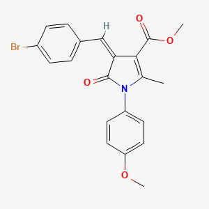 methyl 4-(4-bromobenzylidene)-1-(4-methoxyphenyl)-2-methyl-5-oxo-4,5-dihydro-1H-pyrrole-3-carboxylate