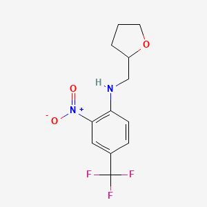 2-nitro-N-(tetrahydro-2-furanylmethyl)-4-(trifluoromethyl)aniline