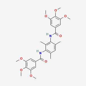 N,N'-(2,4,6-trimethyl-1,3-phenylene)bis(3,4,5-trimethoxybenzamide)