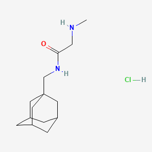 N~1~-(1-adamantylmethyl)-N~2~-methylglycinamide hydrochloride