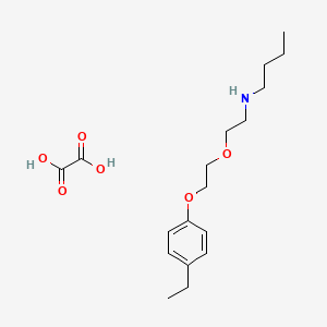 N-{2-[2-(4-ethylphenoxy)ethoxy]ethyl}-1-butanamine oxalate