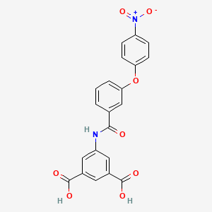 5-{[3-(4-nitrophenoxy)benzoyl]amino}isophthalic acid