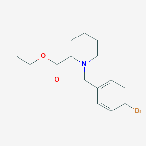 molecular formula C15H20BrNO2 B4921272 ethyl 1-(4-bromobenzyl)-2-piperidinecarboxylate 