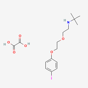 N-{2-[2-(4-iodophenoxy)ethoxy]ethyl}-2-methyl-2-propanamine oxalate