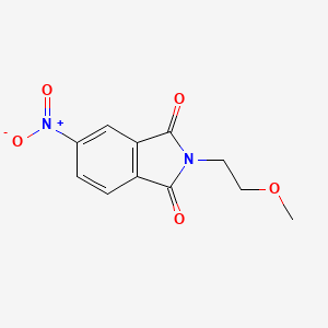 molecular formula C11H10N2O5 B4921681 2-(2-methoxyethyl)-5-nitro-1H-isoindole-1,3(2H)-dione CAS No. 645401-63-4