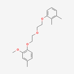 molecular formula C20H26O4 B4921791 1-{2-[2-(2-methoxy-4-methylphenoxy)ethoxy]ethoxy}-2,3-dimethylbenzene 