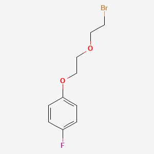 molecular formula C10H12BrFO2 B4921822 1-[2-(2-bromoethoxy)ethoxy]-4-fluorobenzene 