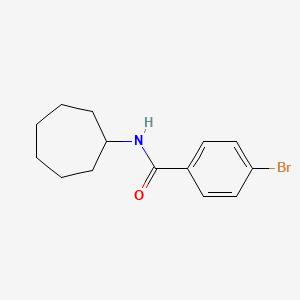 molecular formula C14H18BrNO B4921834 4-bromo-N-cycloheptylbenzamide 