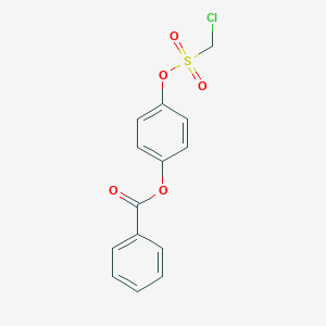 B049219 [4-(Chloromethylsulfonyloxy)phenyl] benzoate CAS No. 117224-50-7