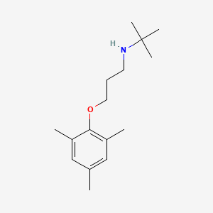 molecular formula C16H27NO B4921905 N-(tert-butyl)-3-(mesityloxy)-1-propanamine 