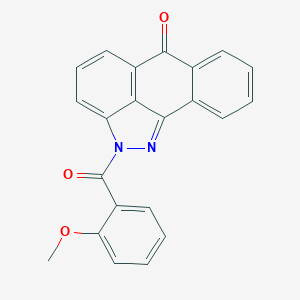 molecular formula C22H14N2O3 B492205 2-(2-methoxybenzoyl)dibenzo[cd,g]indazol-6(2H)-one CAS No. 380549-84-8