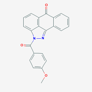molecular formula C22H14N2O3 B492207 2-(4-methoxybenzoyl)dibenzo[cd,g]indazol-6(2H)-one CAS No. 63972-92-9
