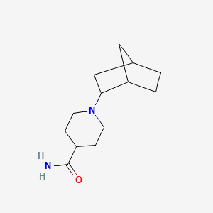 molecular formula C13H22N2O B4922073 1-bicyclo[2.2.1]hept-2-yl-4-piperidinecarboxamide 