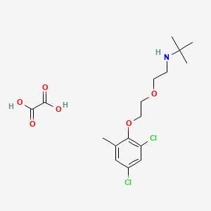 molecular formula C17H25Cl2NO6 B4922201 N-{2-[2-(2,4-dichloro-6-methylphenoxy)ethoxy]ethyl}-2-methyl-2-propanamine oxalate 
