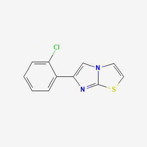 molecular formula C11H7ClN2S B4922393 6-(2-chlorophenyl)imidazo[2,1-b][1,3]thiazole 