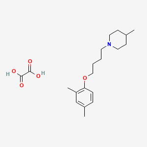 molecular formula C20H31NO5 B4922428 1-[4-(2,4-dimethylphenoxy)butyl]-4-methylpiperidine oxalate 