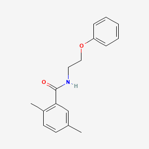 molecular formula C17H19NO2 B4922454 2,5-dimethyl-N-(2-phenoxyethyl)benzamide 