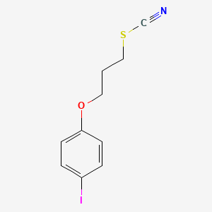 molecular formula C10H10INOS B4922463 3-(4-iodophenoxy)propyl thiocyanate 
