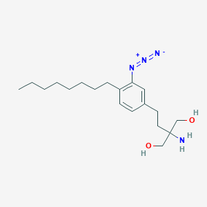 molecular formula C19H32N4O2 B049225 azido-FTY720 