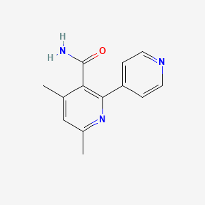 molecular formula C13H13N3O B4922532 4,6-dimethyl-2,4'-bipyridine-3-carboxamide 