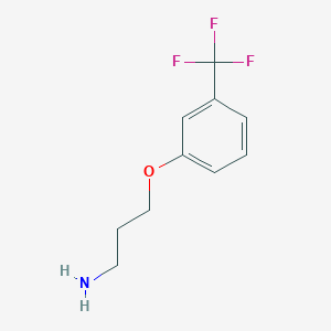 B049226 3-[3-(Trifluoromethyl)phenoxy]propan-1-amine CAS No. 113896-91-6