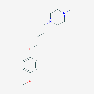 molecular formula C16H26N2O2 B4922611 1-[4-(4-methoxyphenoxy)butyl]-4-methylpiperazine 