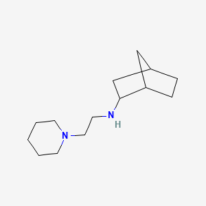 molecular formula C14H26N2 B4922651 N-[2-(1-piperidinyl)ethyl]bicyclo[2.2.1]heptan-2-amine 