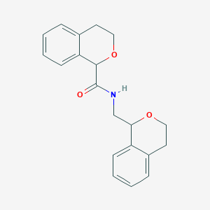 molecular formula C20H21NO3 B4922712 N-(3,4-dihydro-1H-isochromen-1-ylmethyl)-3,4-dihydro-1H-isochromene-1-carboxamide 