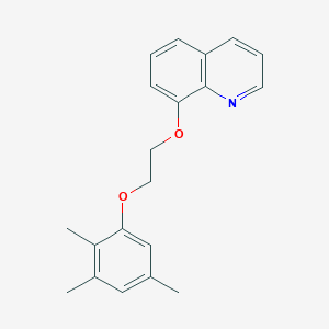 molecular formula C20H21NO2 B4922725 8-[2-(2,3,5-trimethylphenoxy)ethoxy]quinoline 