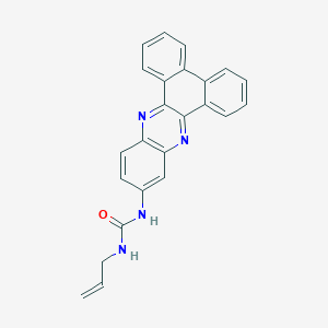 molecular formula C24H18N4O B4922781 N-allyl-N'-dibenzo[a,c]phenazin-11-ylurea 