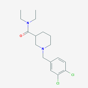 1-(3,4-dichlorobenzyl)-N,N-diethyl-3-piperidinecarboxamide