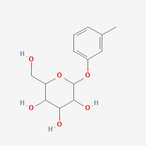 molecular formula C13H18O6 B4923170 3-methylphenyl hexopyranoside CAS No. 6092-25-7