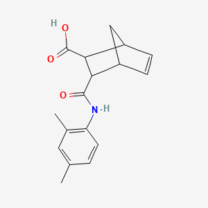 molecular formula C17H19NO3 B4923218 3-{[(2,4-dimethylphenyl)amino]carbonyl}bicyclo[2.2.1]hept-5-ene-2-carboxylic acid 
