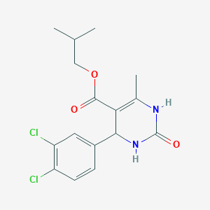 molecular formula C16H18Cl2N2O3 B4923275 isobutyl 4-(3,4-dichlorophenyl)-6-methyl-2-oxo-1,2,3,4-tetrahydro-5-pyrimidinecarboxylate 
