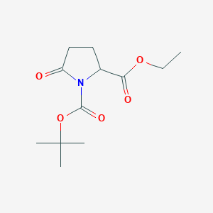 1-Tert-butyl 2-ethyl 5-oxopyrrolidine-1,2-dicarboxylate