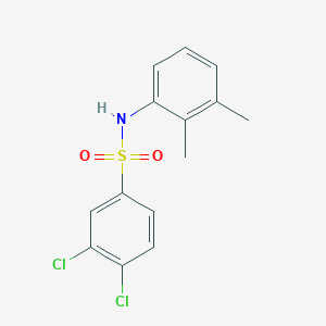 molecular formula C14H13Cl2NO2S B4923338 3,4-dichloro-N-(2,3-dimethylphenyl)benzenesulfonamide 