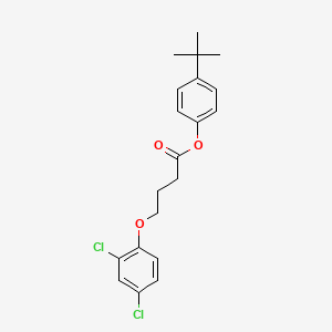 molecular formula C20H22Cl2O3 B4923358 4-tert-butylphenyl 4-(2,4-dichlorophenoxy)butanoate 